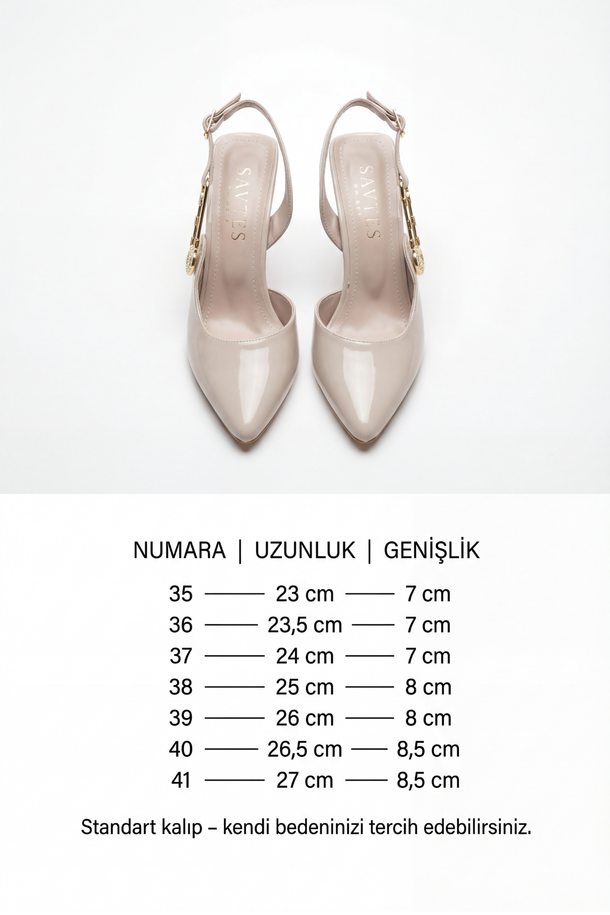 Les Souvenirs Portés Serisi Passage du Soir Bej Rugan 7 cm Sivri Burun Slingback Ayakkabı | Les Châtelets